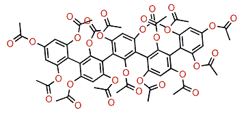 cis,trans-Pentafucol A pentadecaacetate